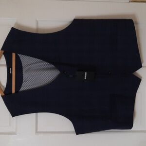 NWT MURANO NAVY BIG MAN VEST  SZ 3XB